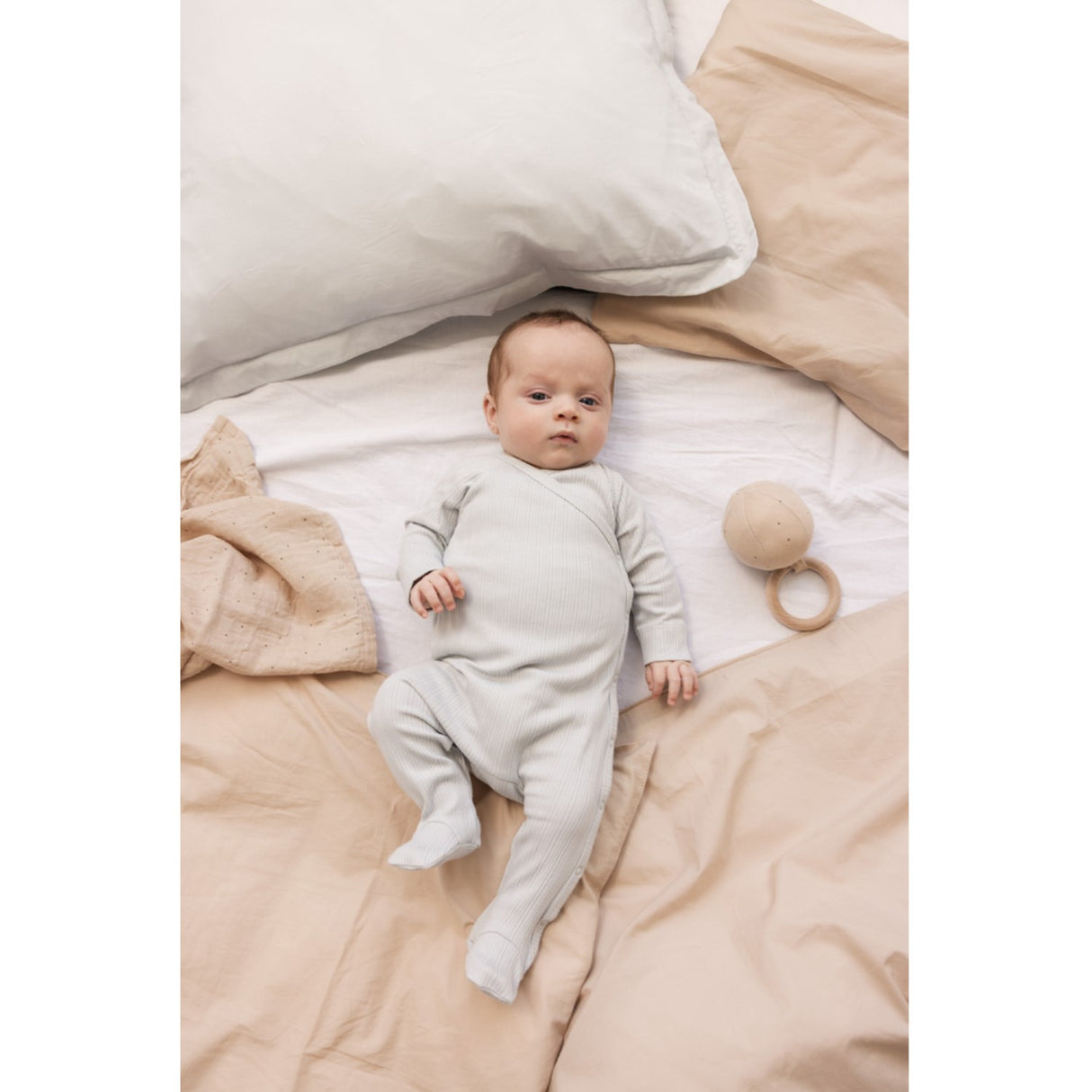 MarMar Newborn Modal Pointelle Rib Morning Dew Rubello Heldragt