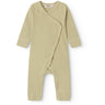 MarMar Newborn Modal Fine Rib Olive Stripe Rikke Heldragt
