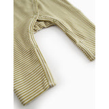 MarMar Newborn Modal Fine Rib Olive Stripe Rikke Heldragt
