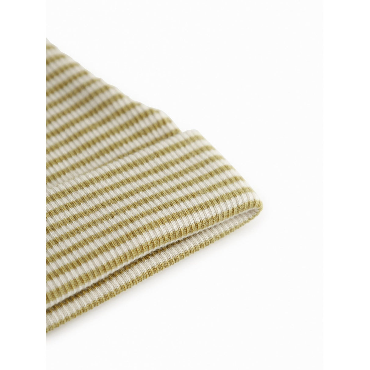 MarMar Newborn Modal Fine Rib Olive Stripe Aiko Hue