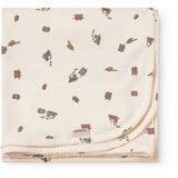 MarMar Newborn Modal Smooth Print Trains Alida Tæppe