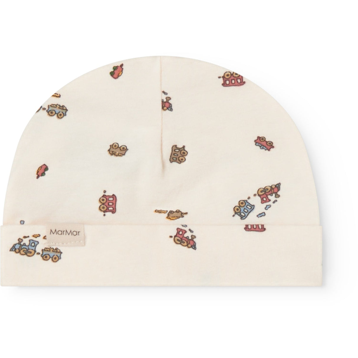 MarMar Newborn Modal Smooth Print Trains Aiko Hue