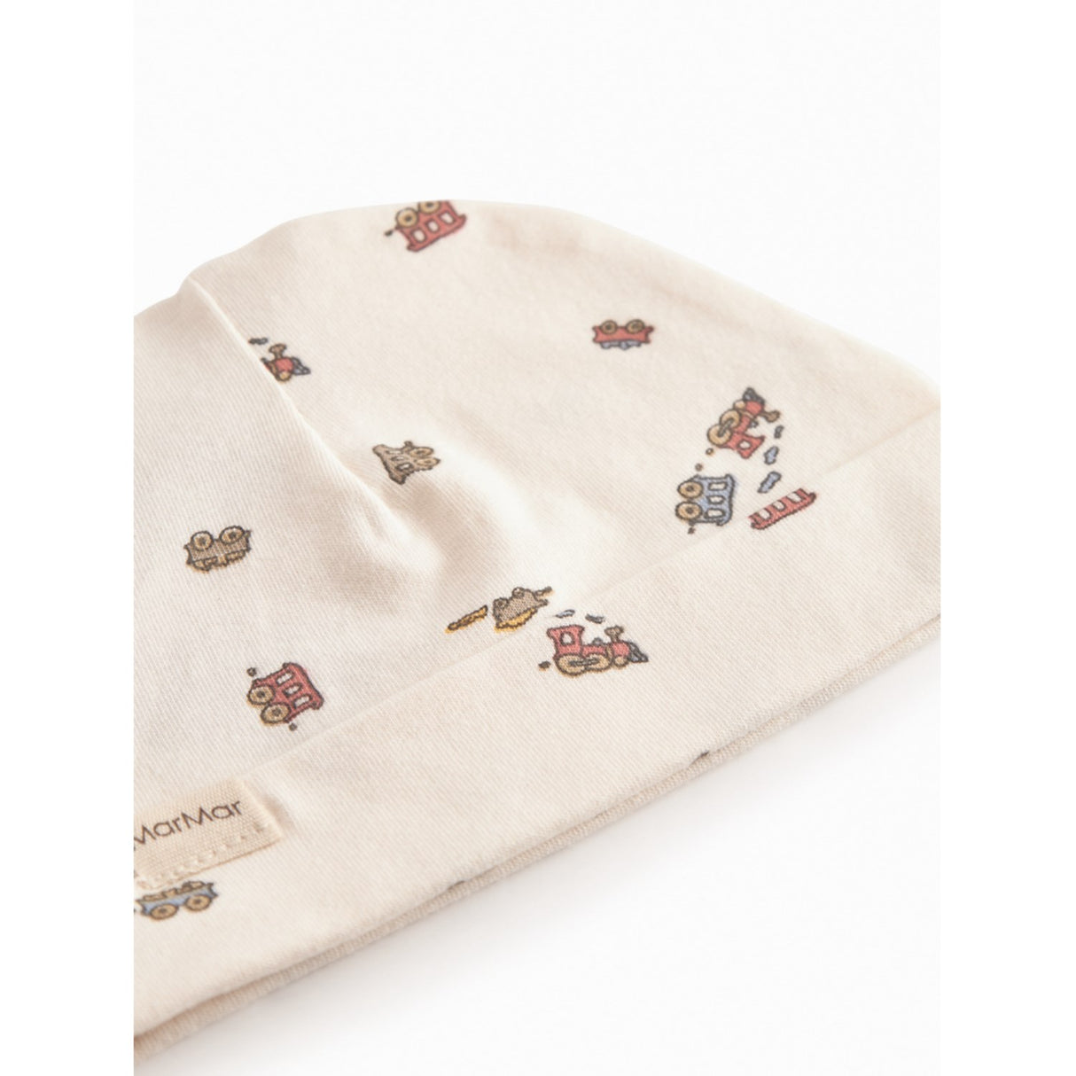 MarMar Newborn Modal Smooth Print Trains Aiko Hue