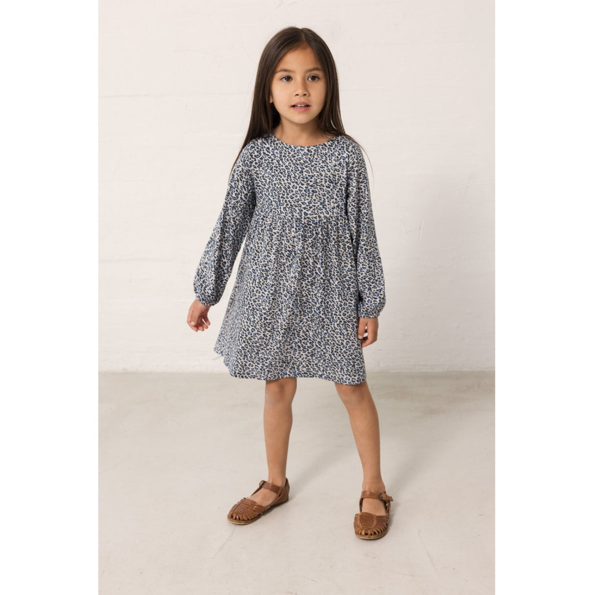 MarMar Leopard Blue Leo Leo Dunilla Kjole