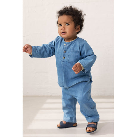 MarMar Light Denim Blue Denim Troy Skjorte