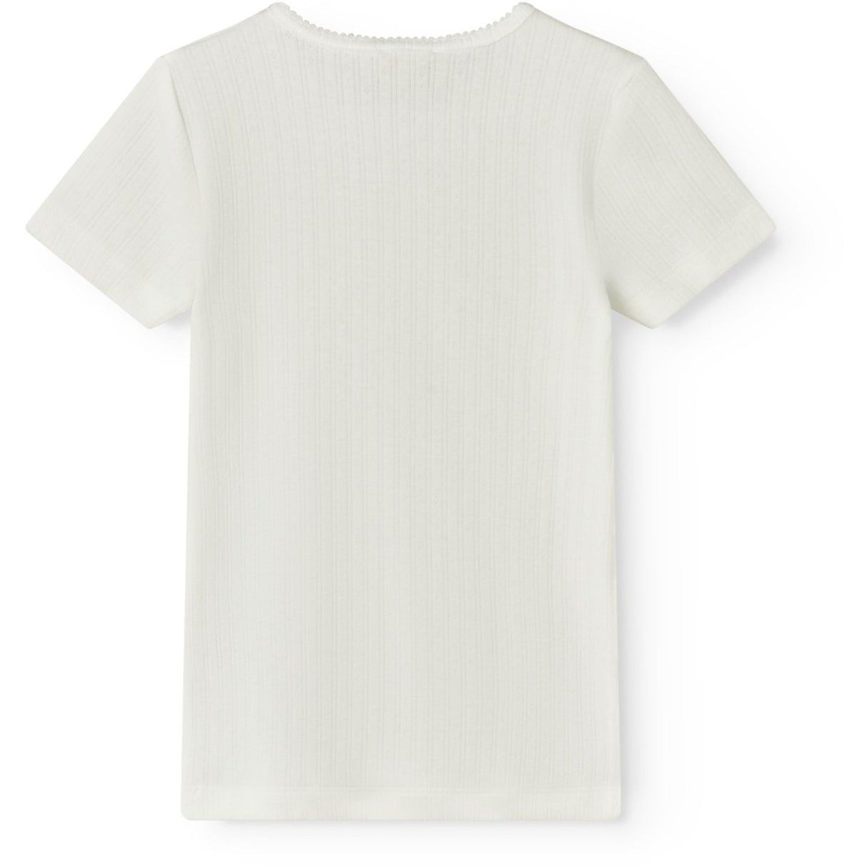 MarMar Modal Pointelle Gentle White Tamra SS T-shirt