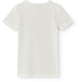 MarMar Modal Pointelle Gentle White Tamra SS T-shirt