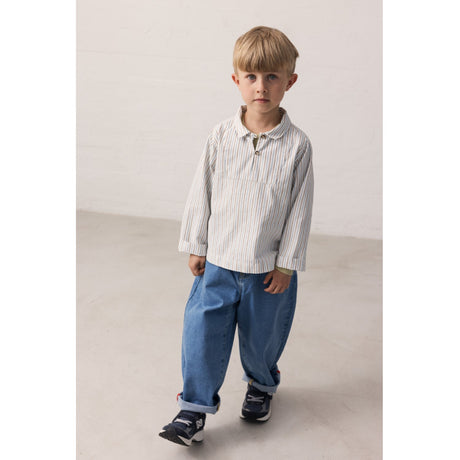 MarMar Cotton Blue Iris Stripe Tovas Skjorte