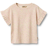 Wheat Coral Flowers Sæt T-shirt & Shorts Ally