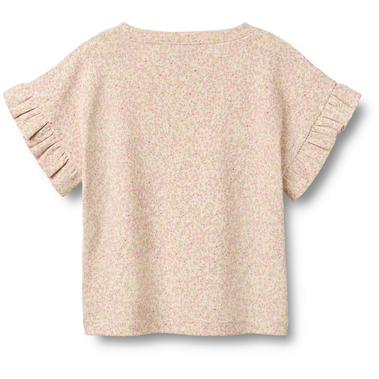 Wheat Coral Flowers Sæt T-shirt & Shorts Ally