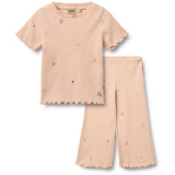 Wheat Rose Flowers Sæt T-shirt S/S & Bukser Alicia