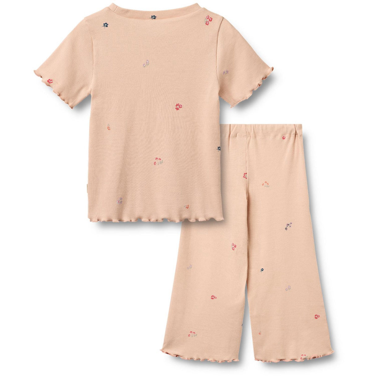 Wheat Rose Flowers Sæt T-shirt S/S & Bukser Alicia