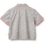 Wheat Air Blue Flowers Sæt Skjorte S/S & Shorts Vilma