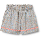 Wheat Air Blue Flowers Sæt Skjorte S/S & Shorts Vilma