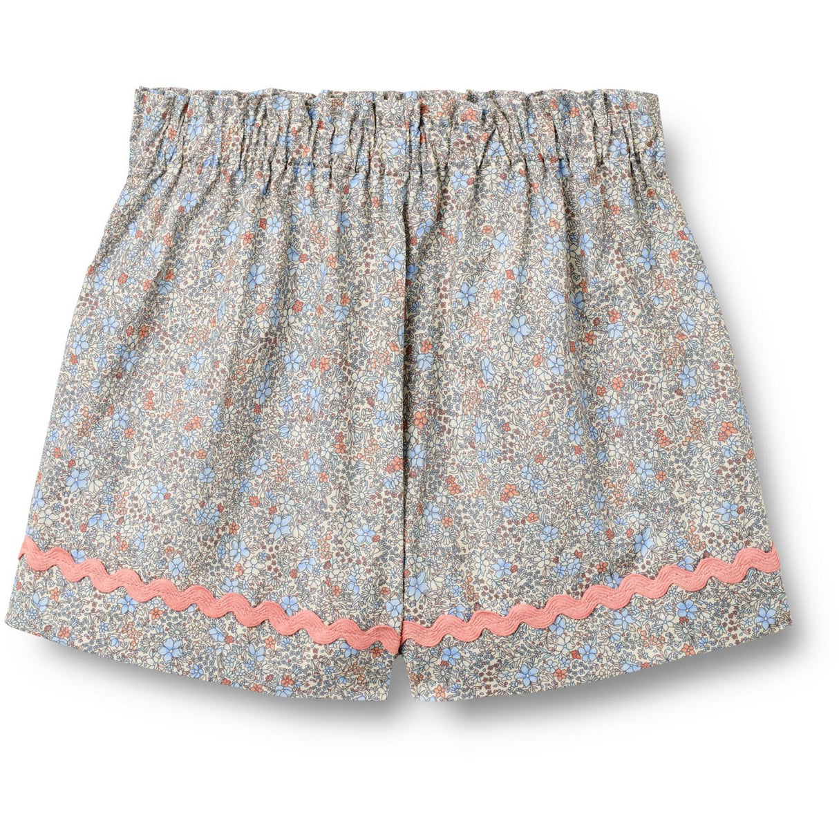 Wheat Air Blue Flowers Sæt Skjorte S/S & Shorts Vilma
