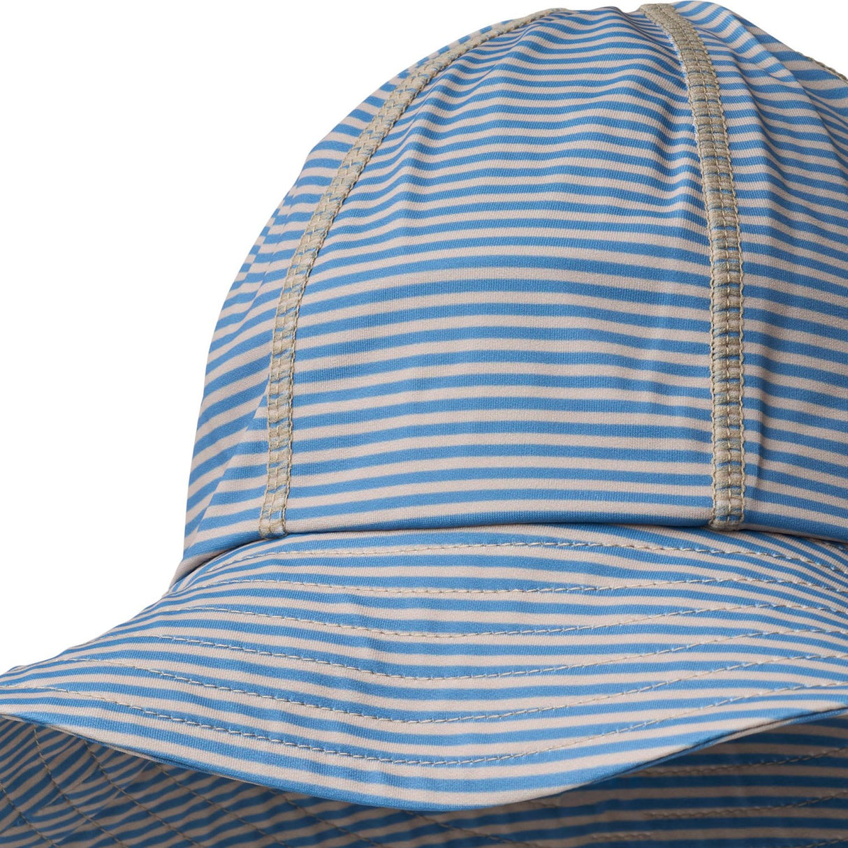 Wheat Blue Swim Stripe UV Solhat Bora