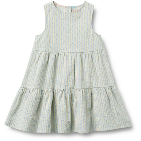 Wheat Summer Sky Stripe Kjole Louise