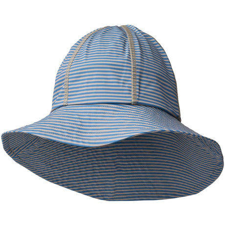 Wheat Blue Swim Stripe UV Solhat Bora