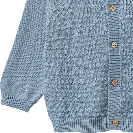 Wheat Faded Denim Strik Cardigan Bjørn