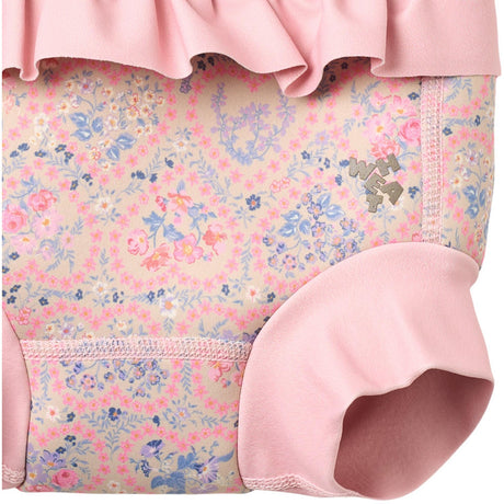 Wheat Pink Heart Flowers Neoprene Swim Bukser Rita