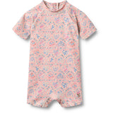 Wheat Pink Heart Flowers Badeheldragt S/S Cas