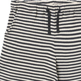 Wheat Navy Rib Stripe Jersey Shorts Kalle