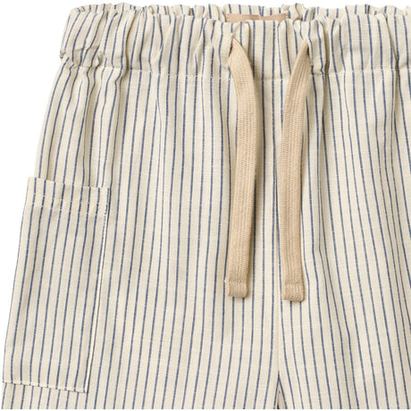 Wheat Dark Blue Stripe Bukser Arne
