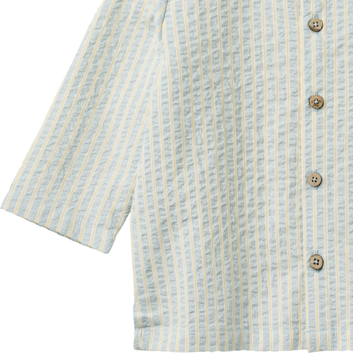 Wheat Summer Sky Stripe Skjorte Shelby