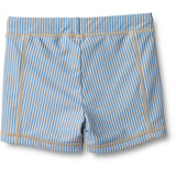 Wheat Blue Swim Stripe Badeshorts Ulrik