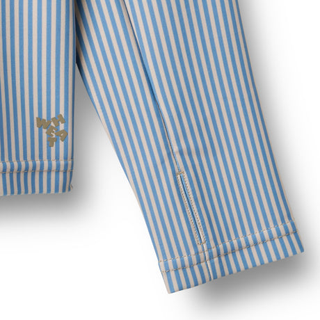 Wheat Blue Swim Stripe Badebluse Zip Ada