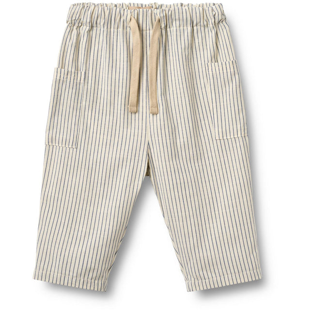 Wheat Dark Blue Stripe Bukser Arne