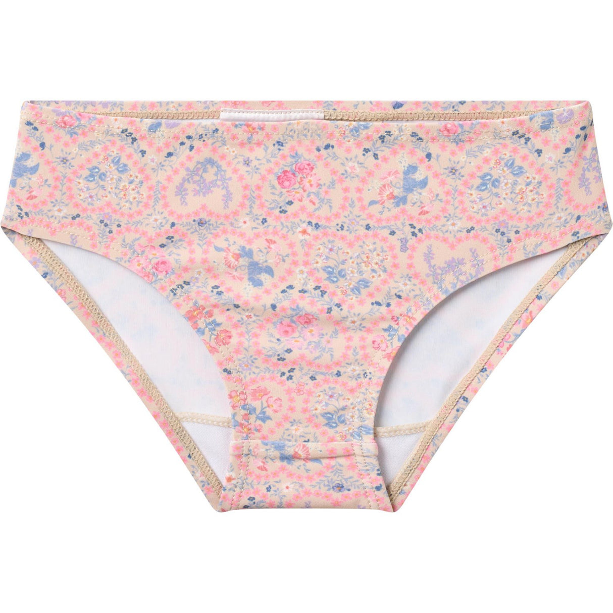 Wheat Pink Heart Flowers Swim Sæt 2-piece Alma