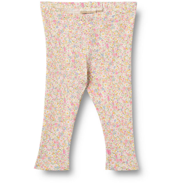Wheat Blush Flower Meadow Jersey Leggings Jules
