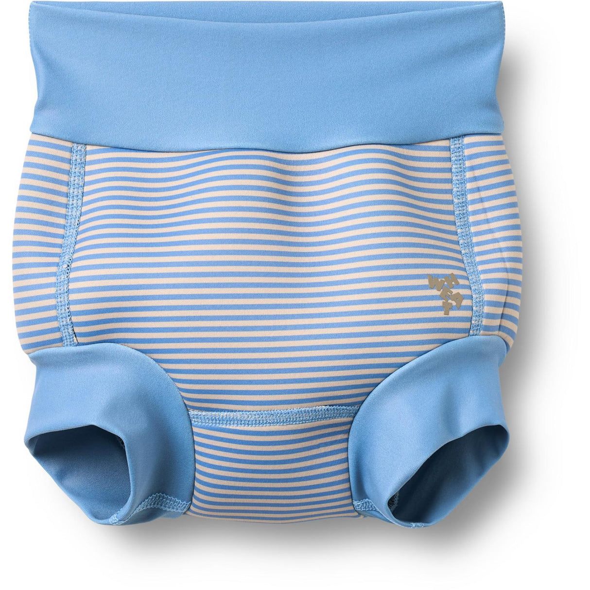Wheat Blue Swim Stripe Neoprene Badebukser Anker