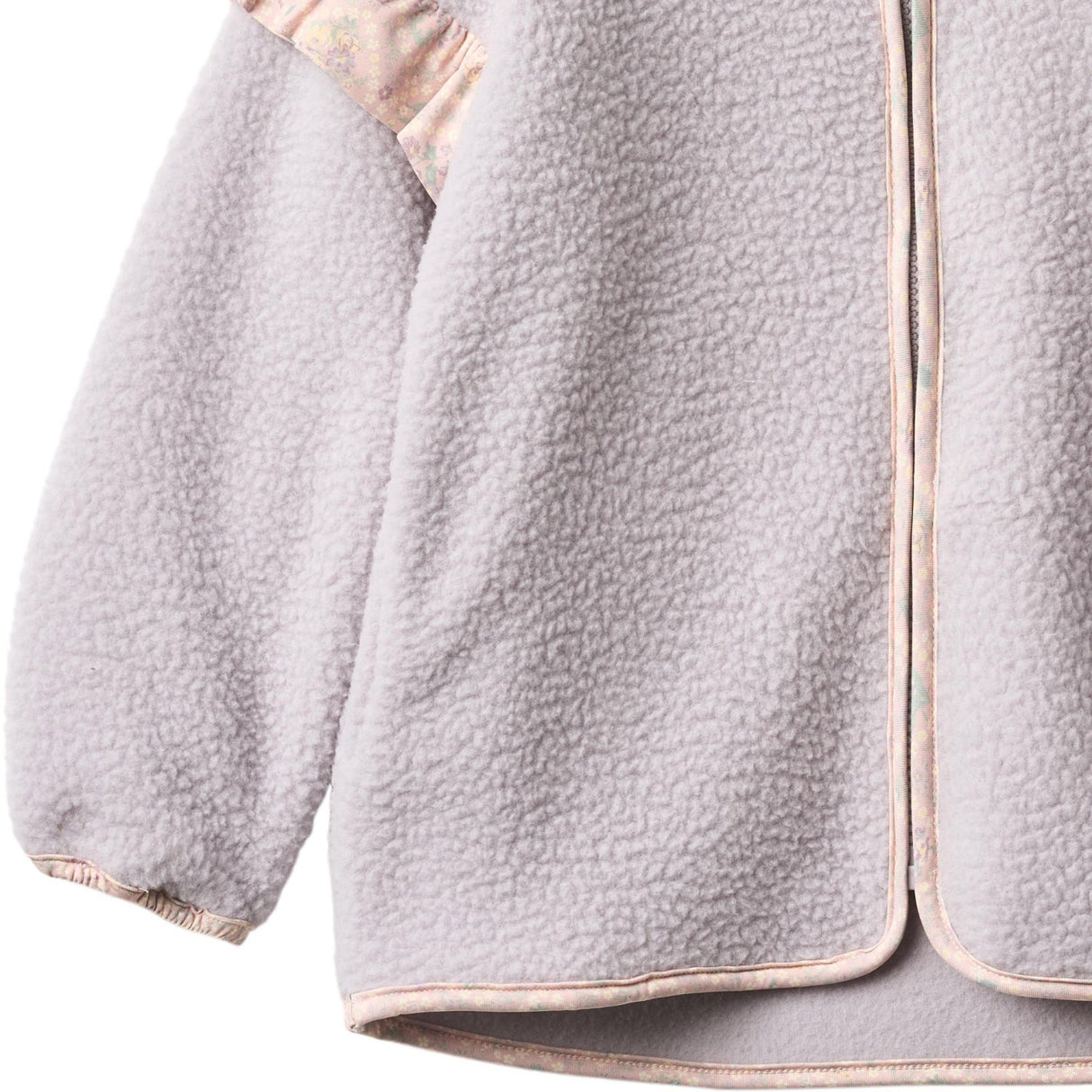 Wheat Lavender Rain Fleece Jakke Ellena