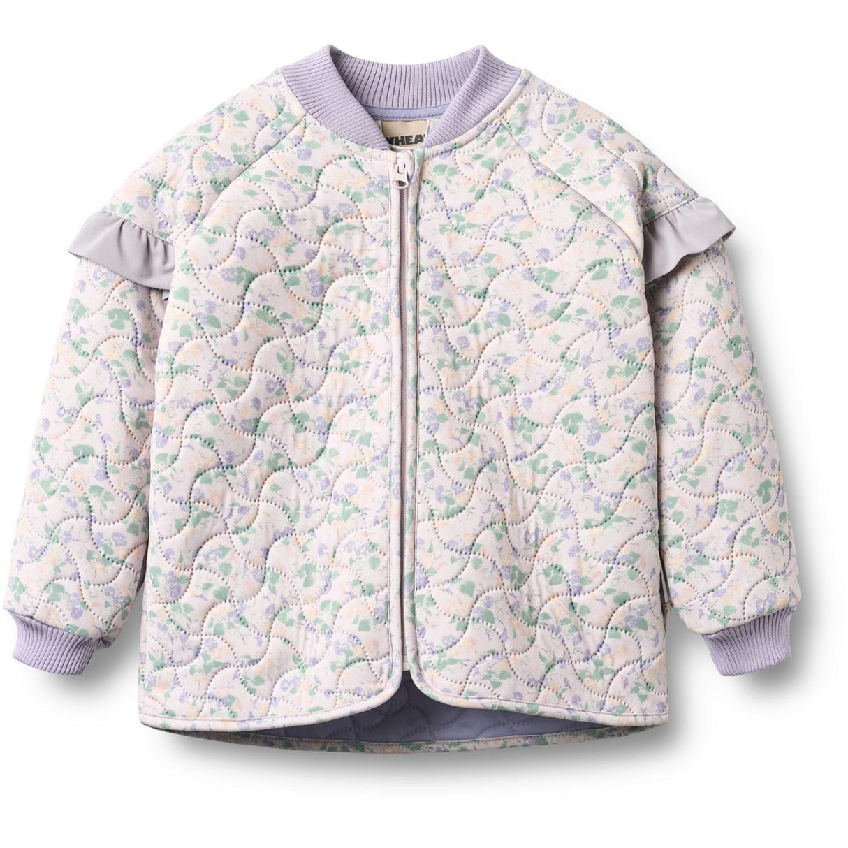 Wheat Purple Light Petunias Thermo Jacket Stjerna