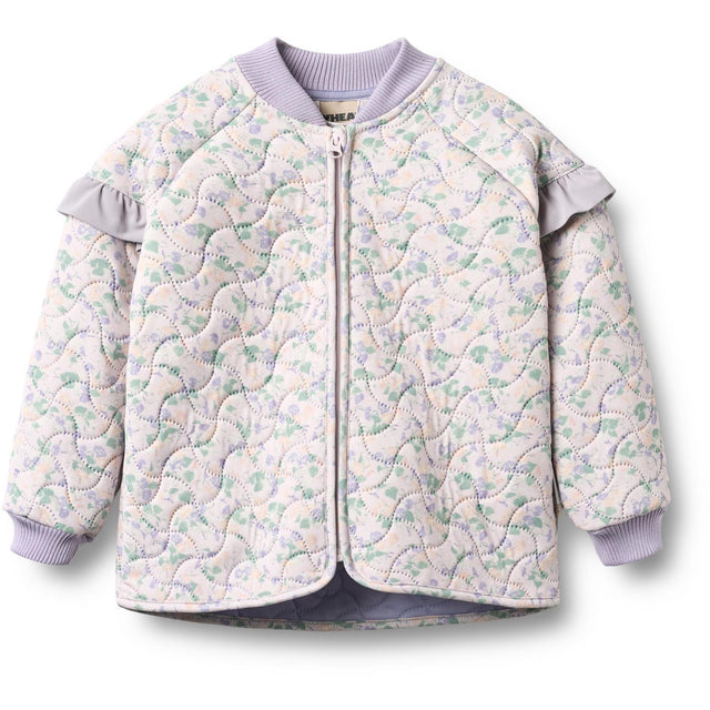 Wheat Purple Light Petunias Thermo Jacket Stjerna