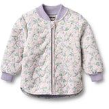 Wheat Purple Light Petunias Thermo Jacket Loui