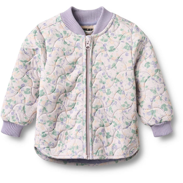 Wheat Purple Light Petunias Thermo Jacket Loui