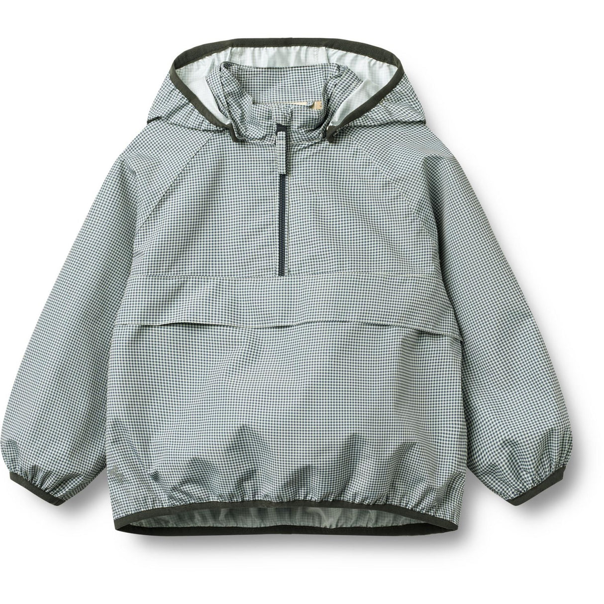 Wheat Blue Check Lightweight Shell Jakke Skyen