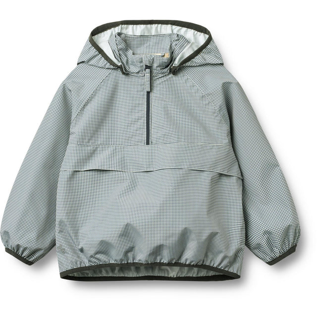 Wheat Blue Check Lightweight Shell Jakke Skyen