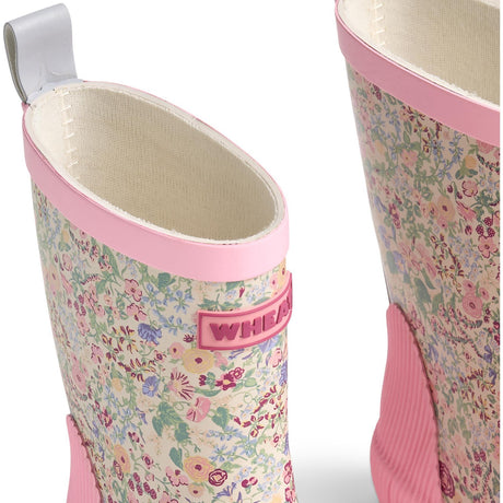 Wheat Cool Sky Flowers Rubber Støvle Welly