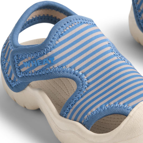 Wheat Blue Swim Stripe Sandal Bani