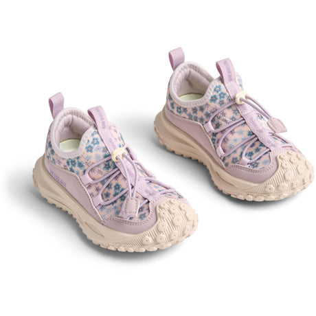 Wheat Powder Blue Flowers Sneaker Billie