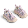 Wheat Powder Blue Flowers Sneaker Billie