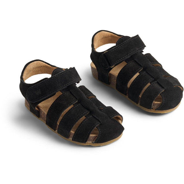 Wheat Black Sandal Izzy