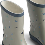 Wheat Light Flint Letters Gummistøvler Muddy