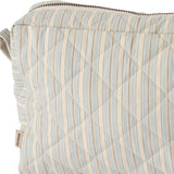 Wheat Blue Ocean Stripe Wash Taske Small Ziggy