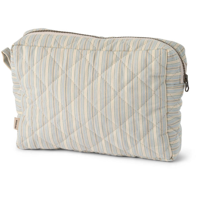 Wheat Blue Ocean Stripe Wash Taske Small Ziggy