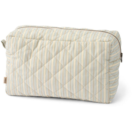 Wheat Blue Ocean Stripe Wash Taske Large Ziggi